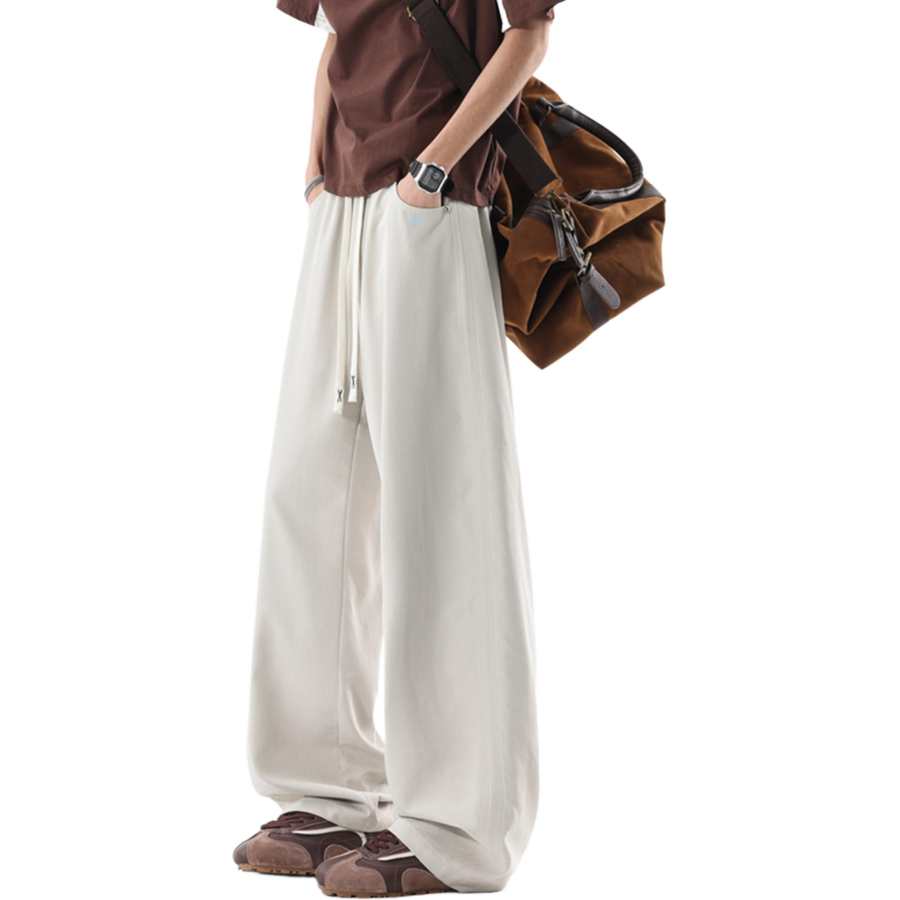 WARRIOR WARRIOR Casual Pants Unisex Thin Straight Fit Pants
