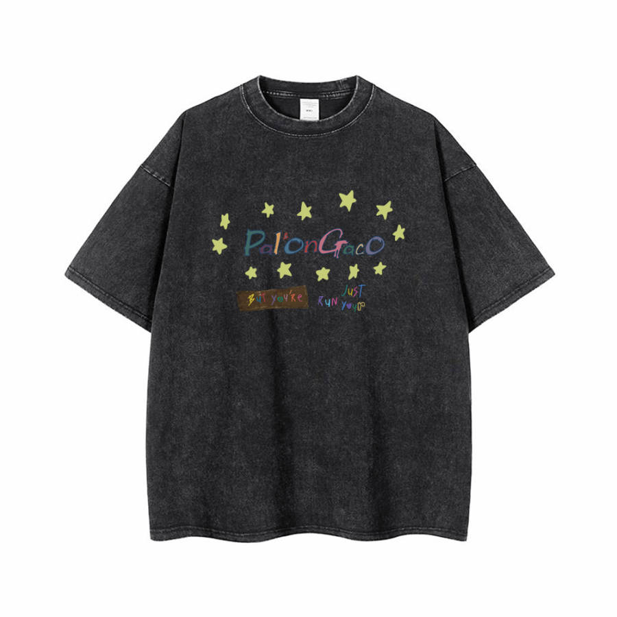 PAL ONGACO T Shirts Unisex Crew Neck Moderate Straight Fit