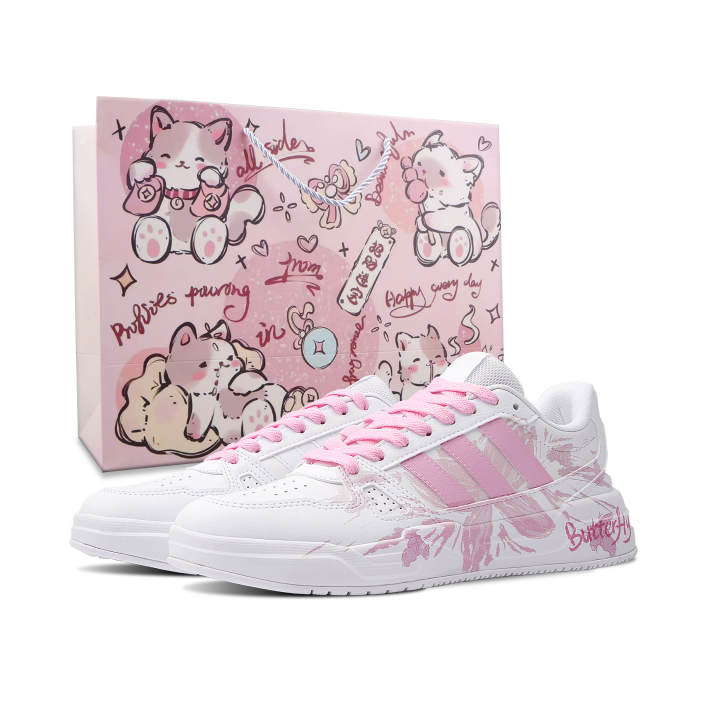 Adidas Adidas LITE BALLER Skateboard Shoes Unisex Low Top Pink