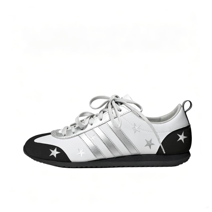 Adidas Adidas VS JOG 2.0 German Army Trainers Unisex Low Top Black/White