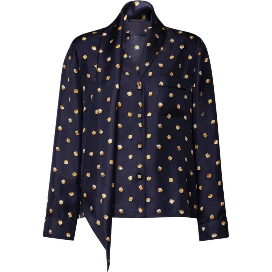 LOUIS VUITTON Shirts Women's Blue Moderate