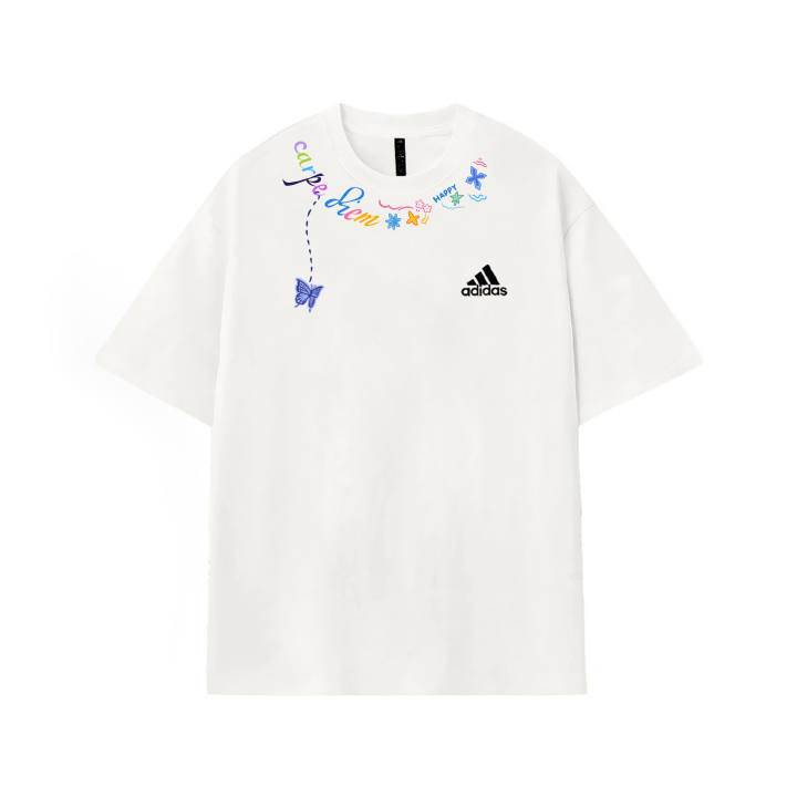 Adidas Adidas MUST HAVES T Shirts Unisex Multicolor White Crew Neck Thin Straight Fit