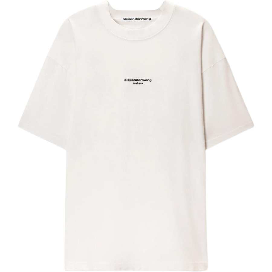 Alexander Wang T Shirts Unisex White Crew Neck