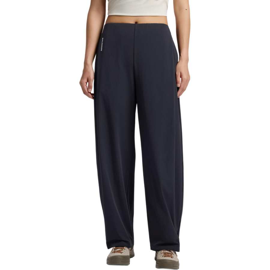 SALOMON Sports Pants Women's Pitch Black Moderate Straight Fit Pants