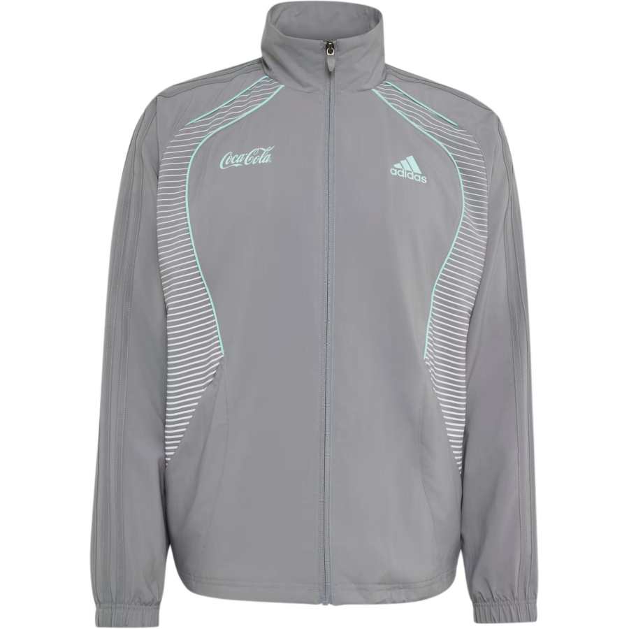 Adidas Adidas X Coca Cola Track Jackets Men's Gray Three Stand Collar Moderate Other