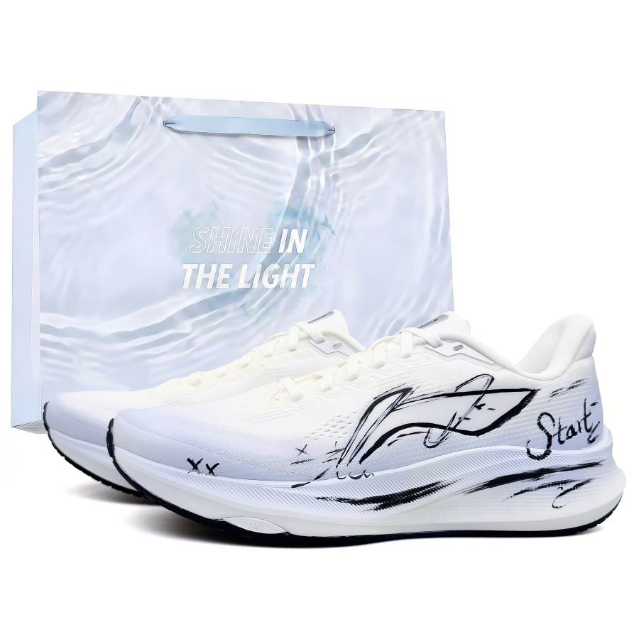 Li-Ning Li Ning Red Hare 9 Running Shoes Unisex Low Top White Blue