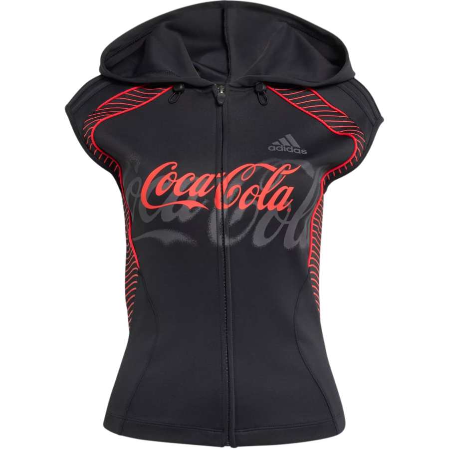 Adidas Adidas X Coca Cola T Shirts Women's Black Hooded Non Detachable Moderate Other