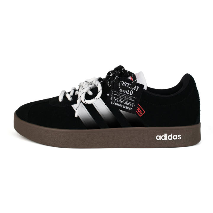 Adidas Adidas Vl Court Classic German Army Trainers Unisex Low Top White