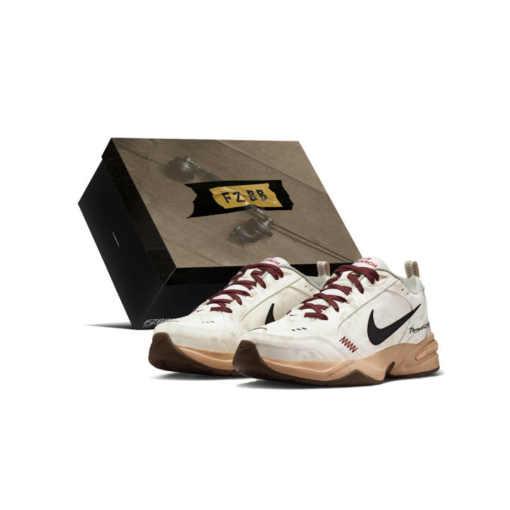 Nike Nike Air Monarch 4 Casual Shoes Men's Low Top White Brown