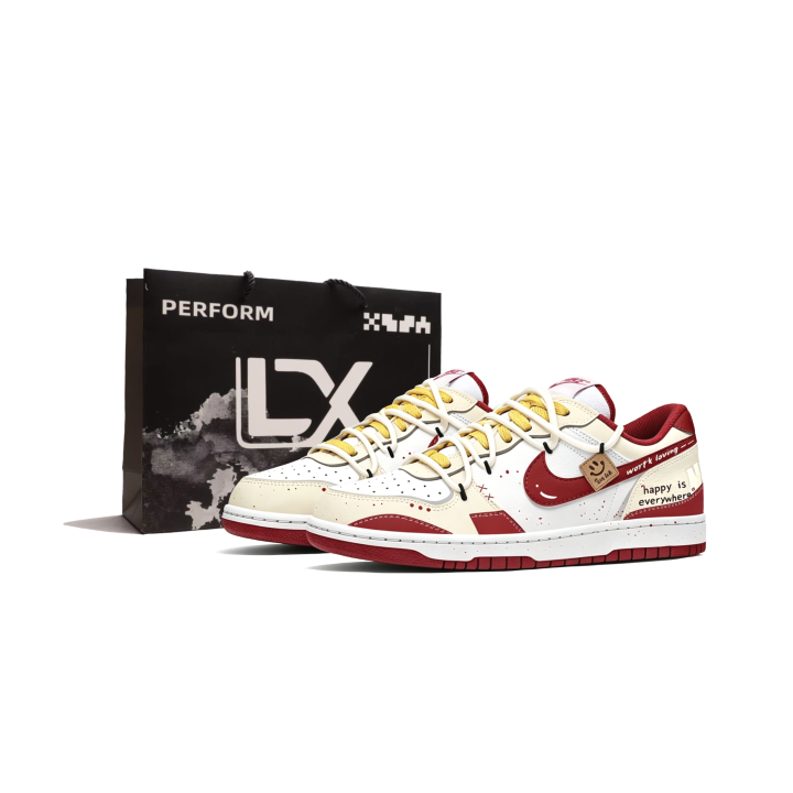Nike Nike Big Skateboard Shoes Men's Low Top Red