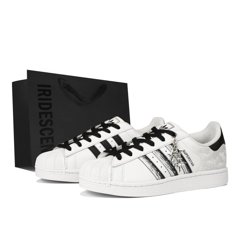 Adidas Originals Superstar 2 Skateboard Shoes Unisex Low Top Black White