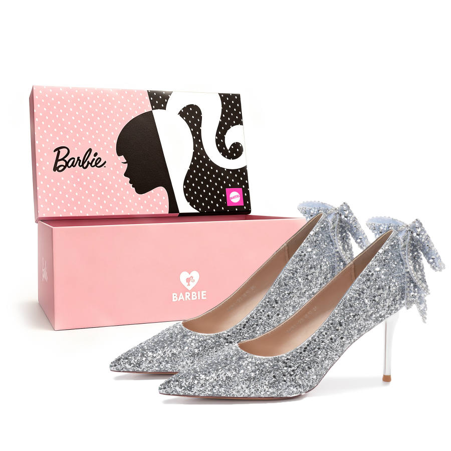 Barbie High Heels Women's Silver Champagne