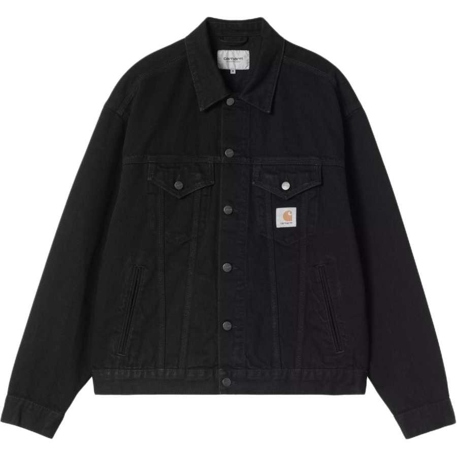 Carhartt WIP Denim Jackets Unisex Black Lapel Thickened Other