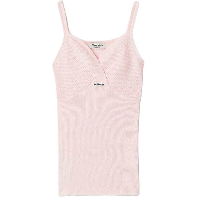 MIU MIU Camisoles Women's Pink Camisole Moderate Other