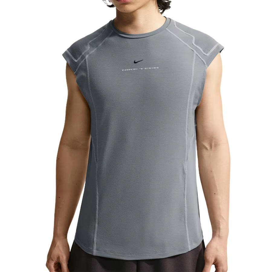 Nike Nike Dri Fit Tank Tops Men's Cool Gray/Wolf Gray/Black Crew Neck Moderate Other