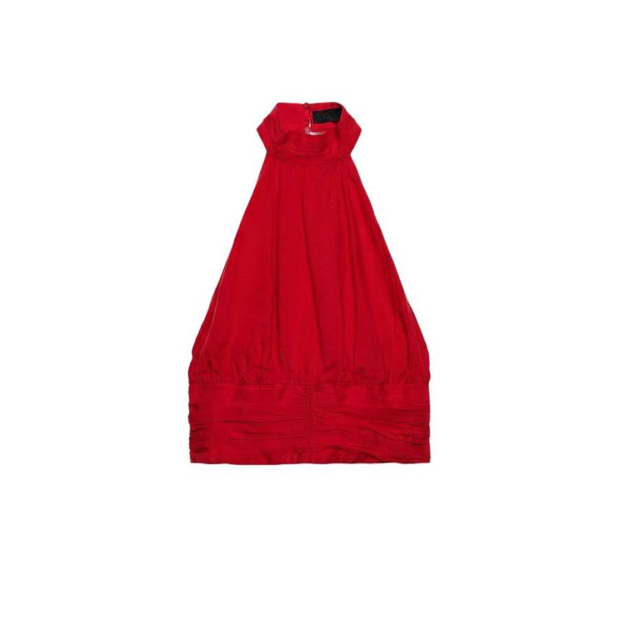 ZARA Tank Tops Women's Red Other