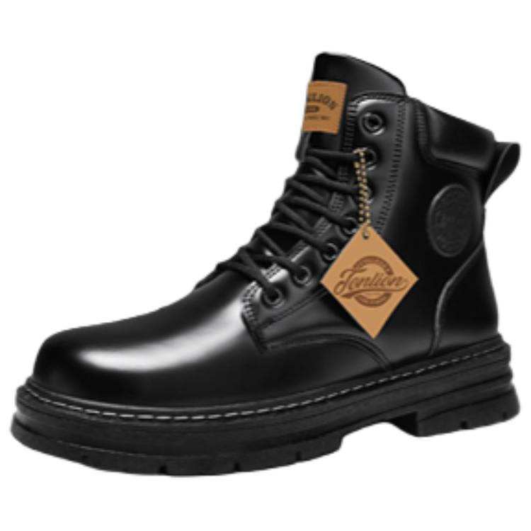 Tonlion Knee High Combat Boots Men's