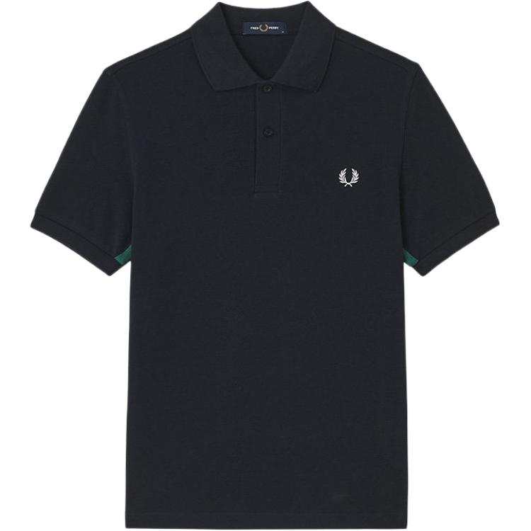 FRED PERRY Polo Shirts Men's Marine Blue NYX Lapel Moderate Straight Fit