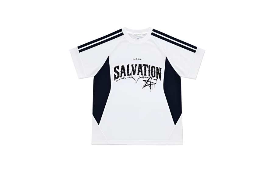 Adidas Adidas Sportswear T Shirts Men's White Crew Neck Moderate Straight Fit