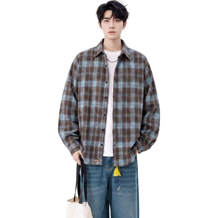 WARRIOR WARRIOR Shirts Unisex Lapel Moderate Straight Fit