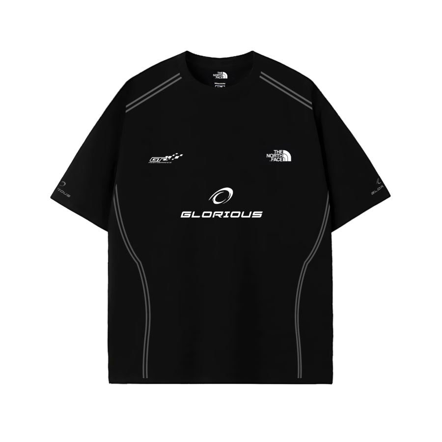 THE NORTH FACE Earth Day Series T Shirts Unisex Black Crew Neck Moderate Straight Fit