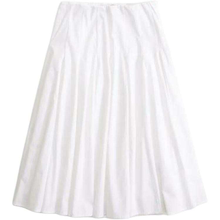 Abercrombie&Fitch Casual Long Skirts Women's White Moderate