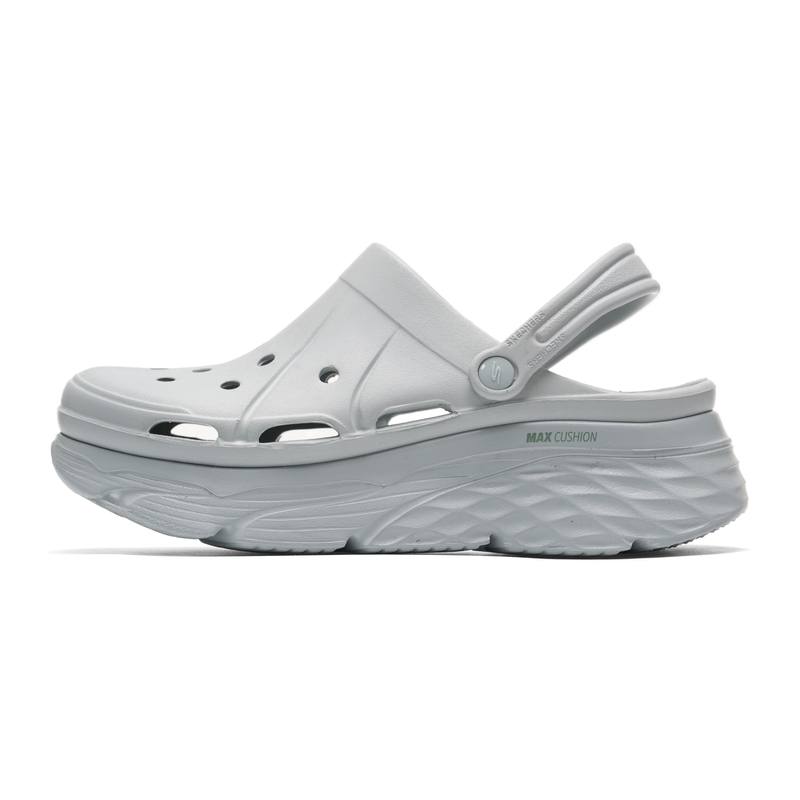 Skechers Max Cushioning Monster Bubbles Clogs Women's Gray