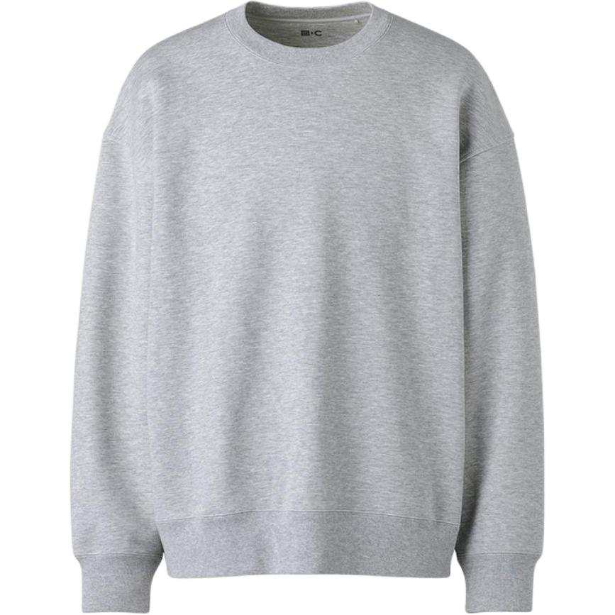 UNIQLO C Collection Sweatshirts Unisex Gray Crew Neck Moderate