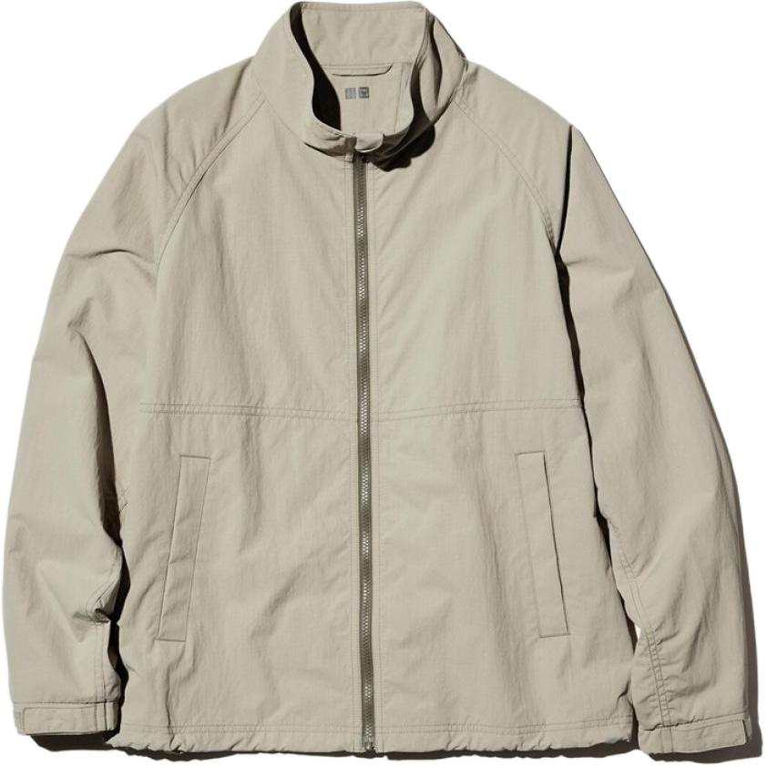 UNIQLO SS26 Jackets Unisex Dark Beige Stand Collar Moderate Other