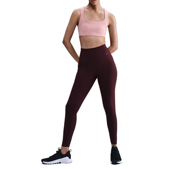 Nike Nike Zenvy Yoga Pants Women's Burgundy Red/White Moderate