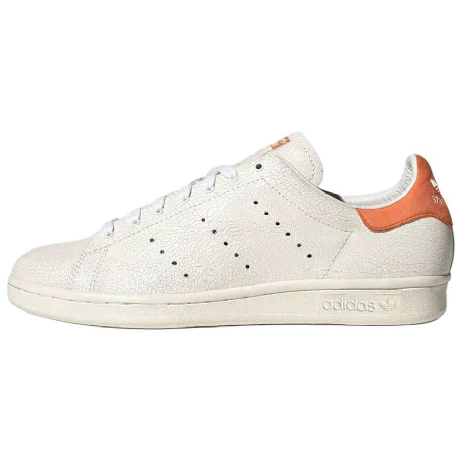 Adidas Originals Stan Smith 80s Skateboard Shoes Unisex White Orange