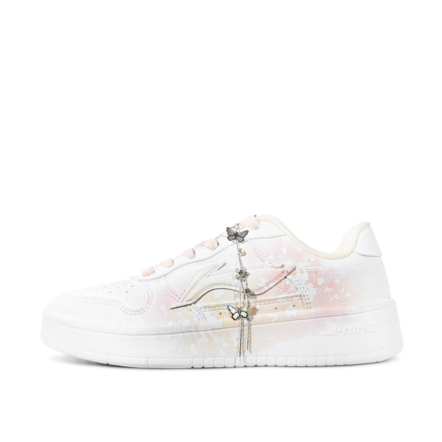 Li-Ning Li Ning Floating Boat Skateboard Shoes Women's Low Top White
