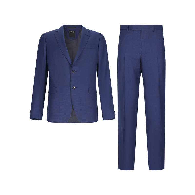Ermenegildo Zegna Business Suits Men's Notch Lapel Moderate