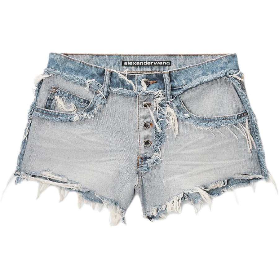 Alexander Wang Denim Shorts Women's Blue Moderate Other