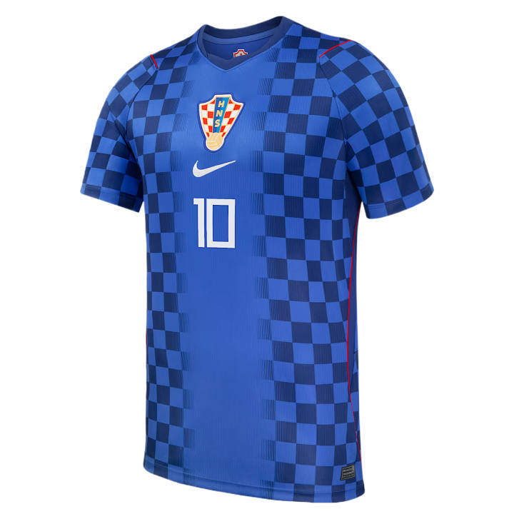 Nike Nike Croatia National Team Soccer Jerseys Men's Dark Royal Blue Crew Neck Moderate
