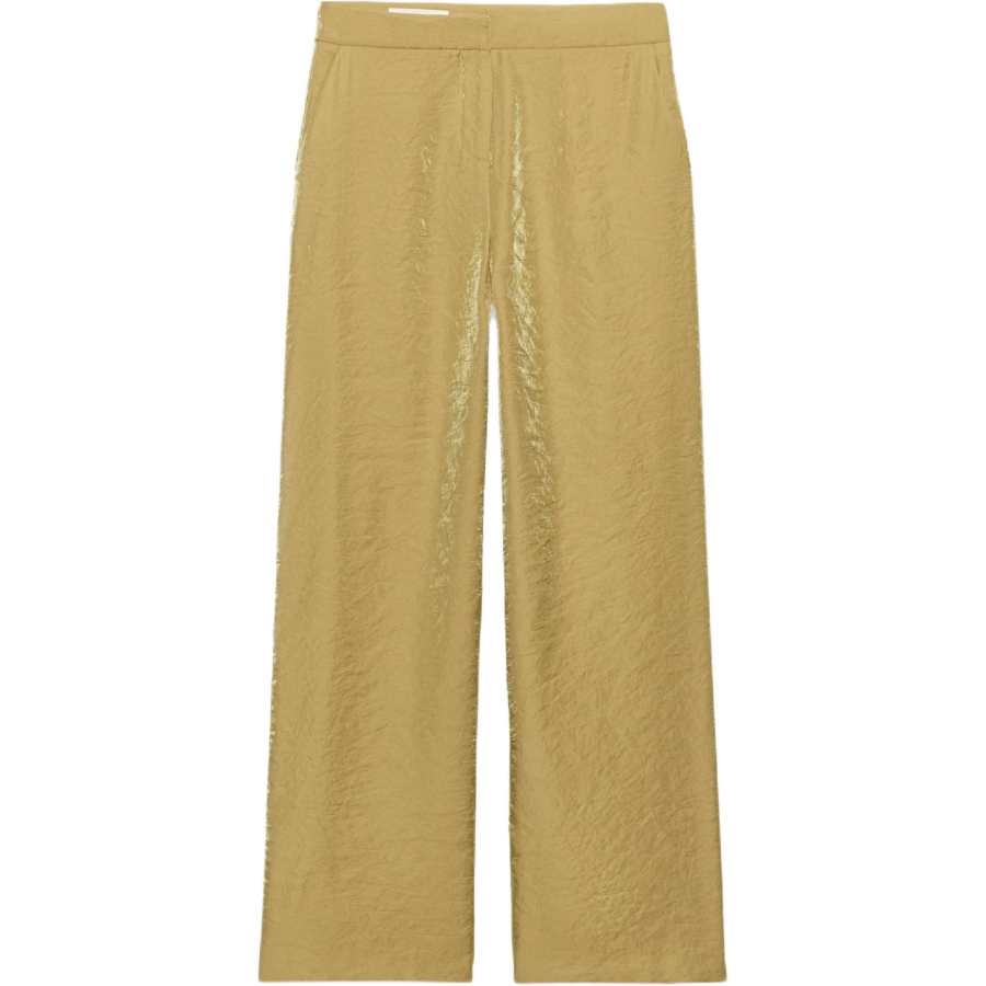 ZARA Casual Pants Women's Gold Moderate Straight Fit Pants