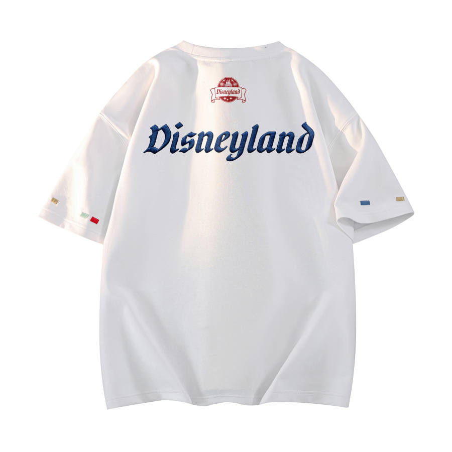 Disney T Shirts Unisex Crew Neck Thin Straight Fit