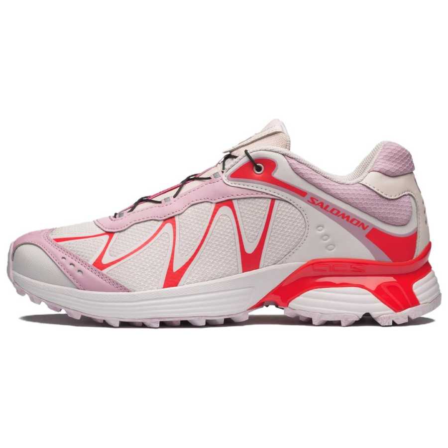 SALOMON XT WHISPER Running Shoes Unisex Low Top Beige Pink