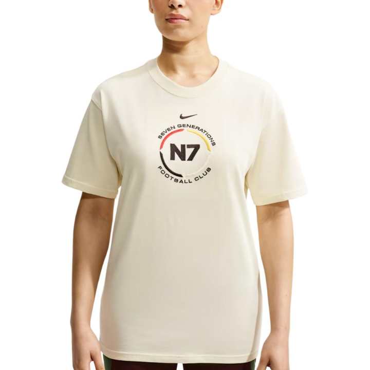 Nike Nike Sportswear T Shirts Unisex Coconut Milk Crew Neck Moderate