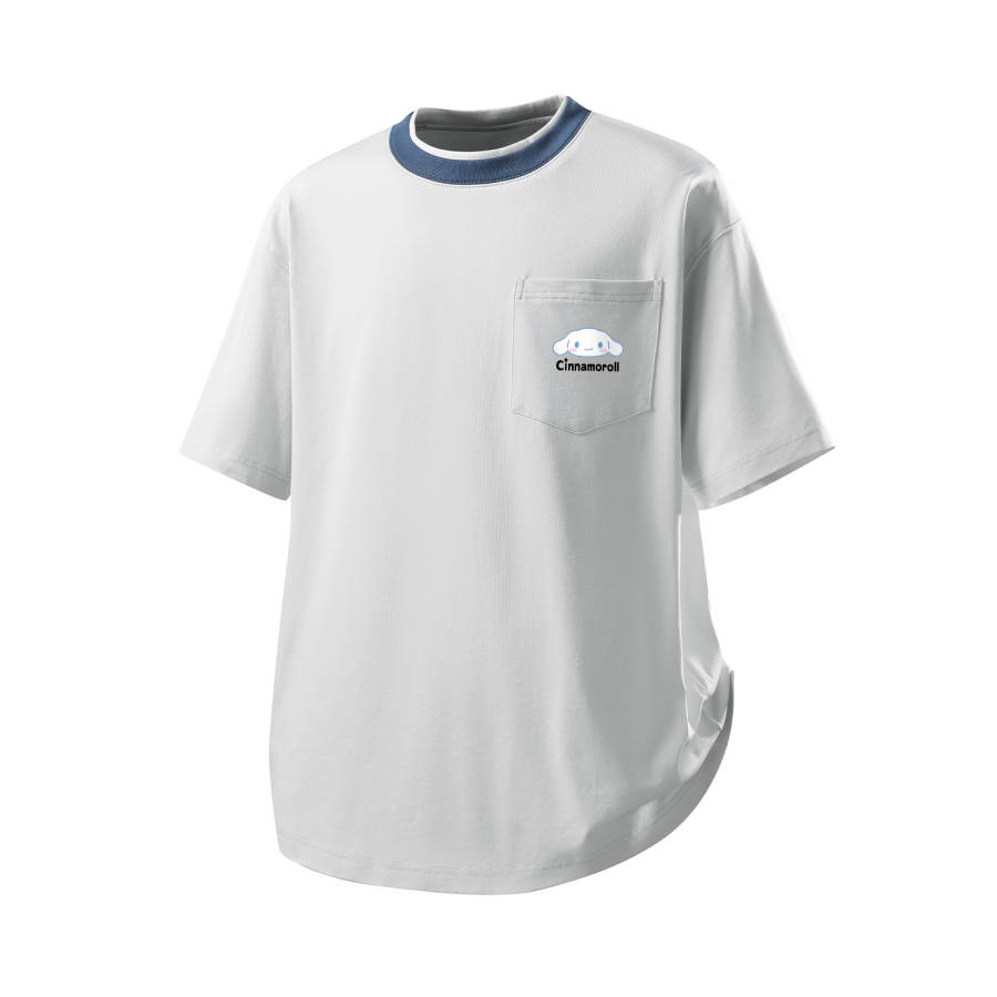 Sanrio Cinnamoroll T Shirts Unisex Crew Neck Thin Straight Fit
