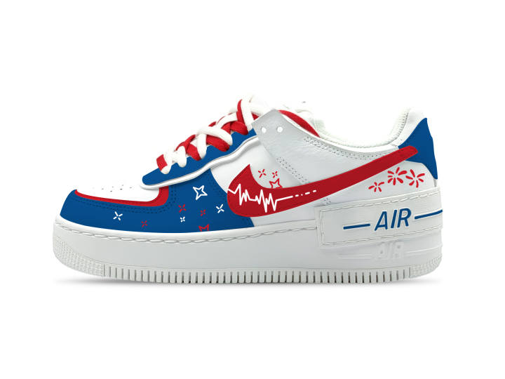 Nike Nike Air Force1 Shadow Skateboard Shoes Women's Low Top White