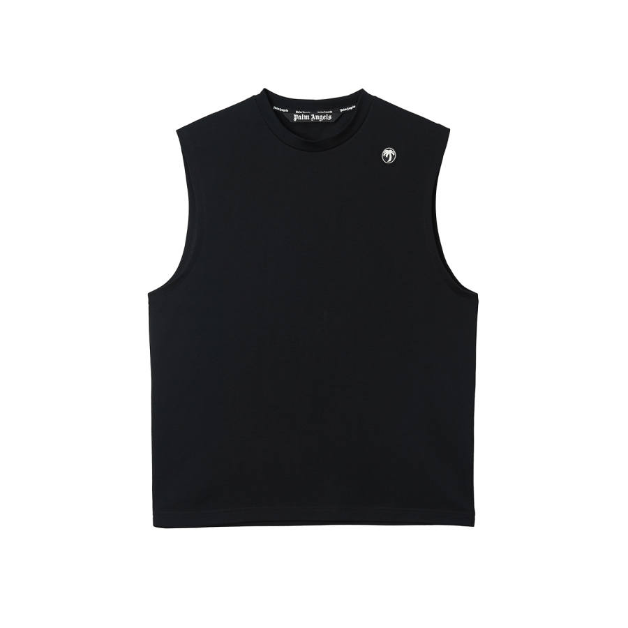 PALM ANGELS Tank Tops Unisex Crew Neck Moderate Other