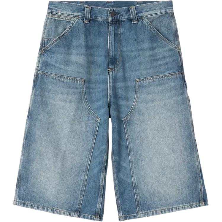 Carhartt WIP Denim Shorts Unisex Blue Thickened