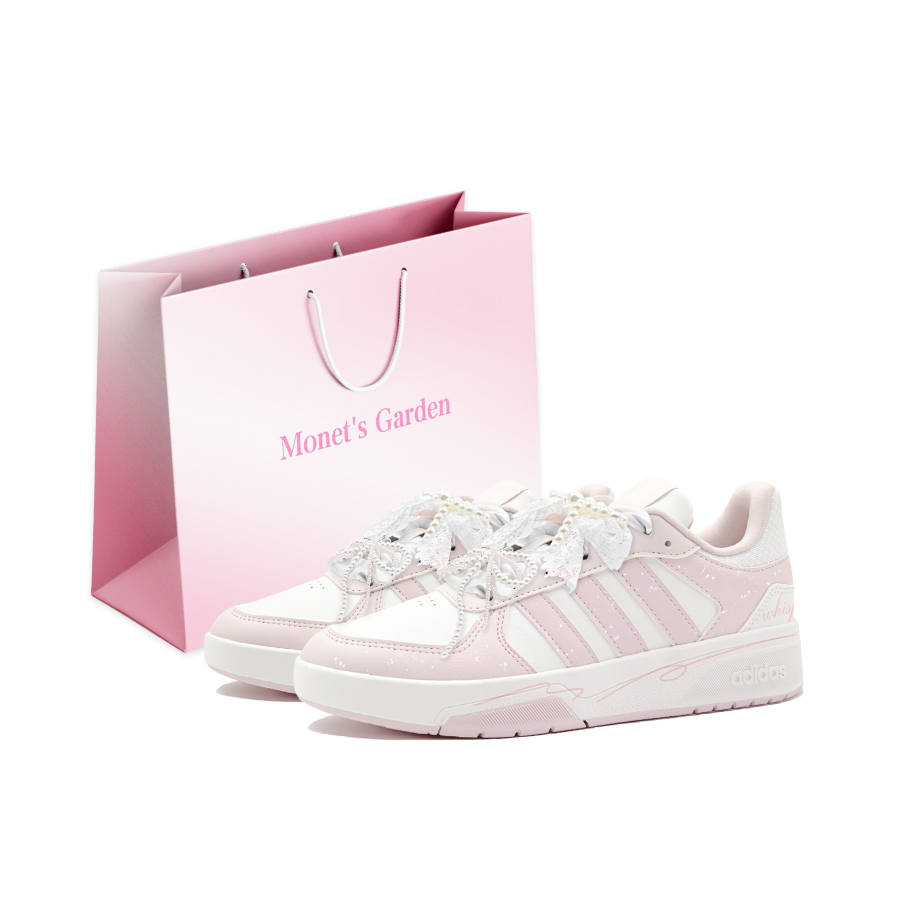 Adidas Adidas COURTBEAT Skateboard Shoes Unisex Low Top Pink