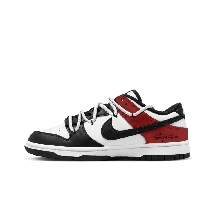Nike Nike Dunk Skateboard Shoes Unisex Low Top Black/Red