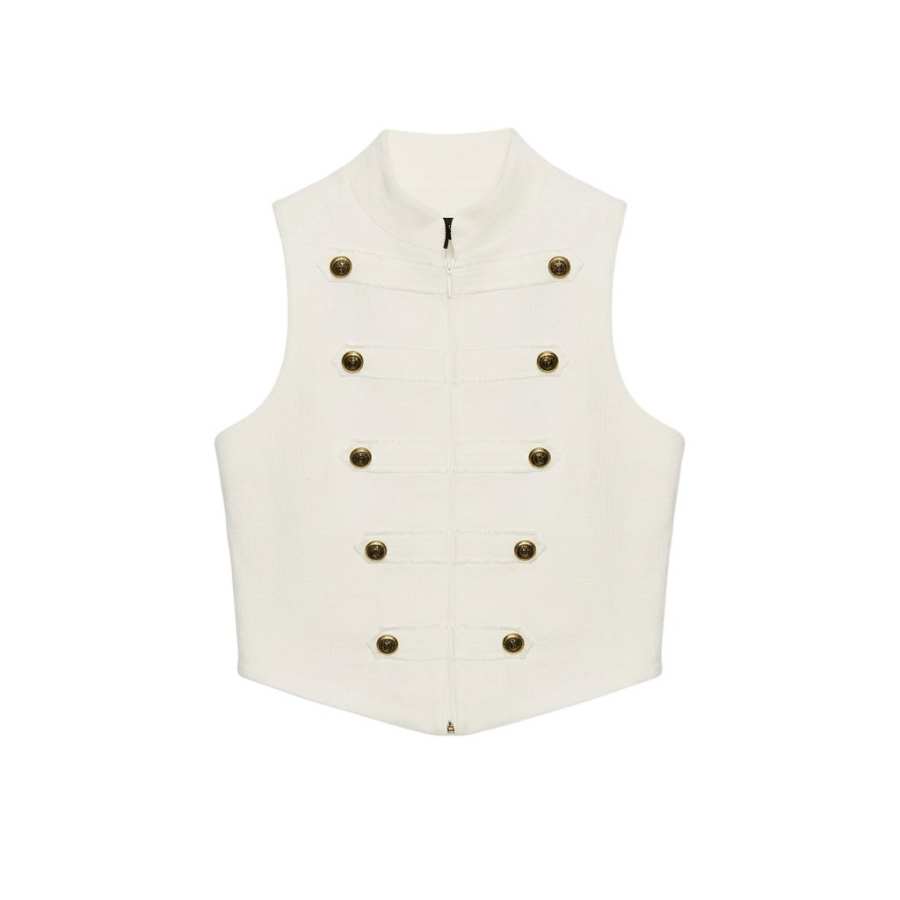 ZARA Tank Tops Women's White Other