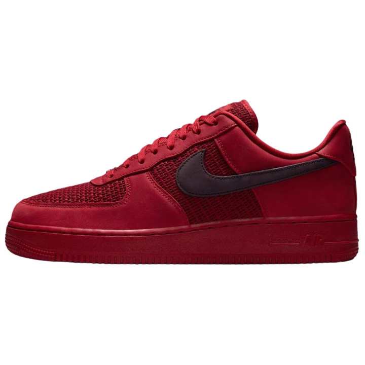 Nike Nike Air Force 1 Skateboard Shoes Unisex Red Black