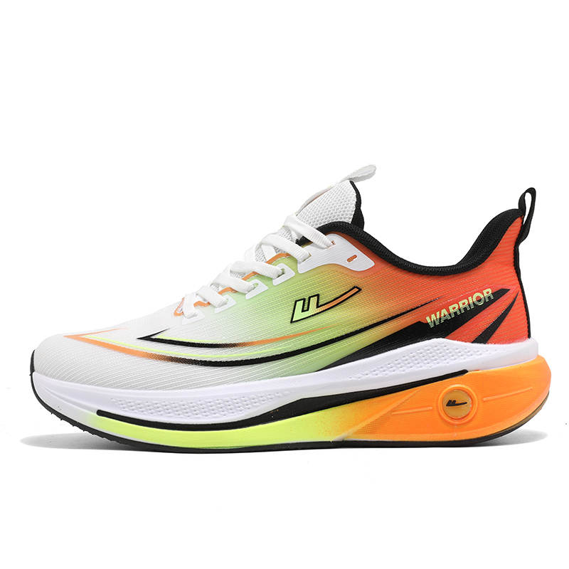 WARRIOR WARRIOR Running Shoes Men's Low Top White Green Orange