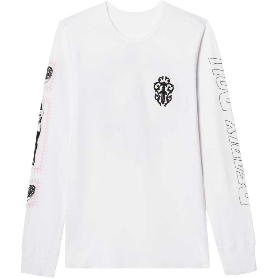 Chrome Hearts Deadly Doll thermal long-sleeves T-shirt