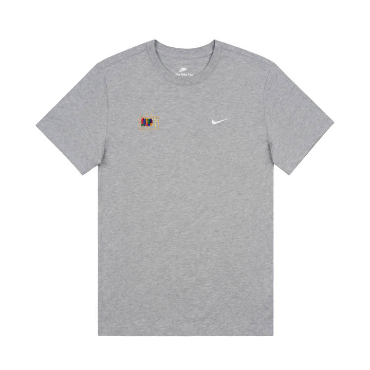 Nike Nike T Shirts Unisex Gray Crew Neck Moderate